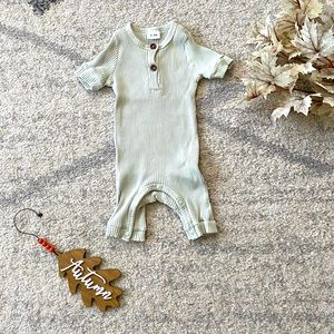 Sage Green Baby Romper